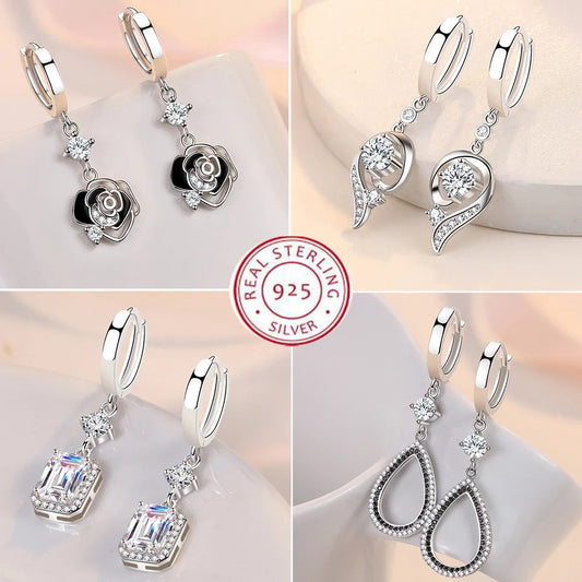 925 Sterling Silver Claws Stud Earrings