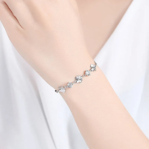 Classic leaf Moissanite Bracelet