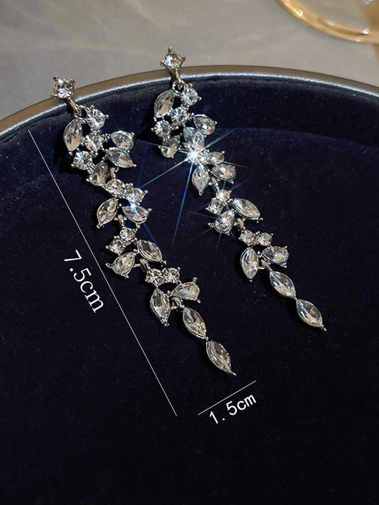 2pcs fashionable and high-end long tassel