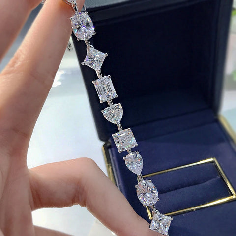 Zircon High Carbon Diamond Sparkly Bracelet