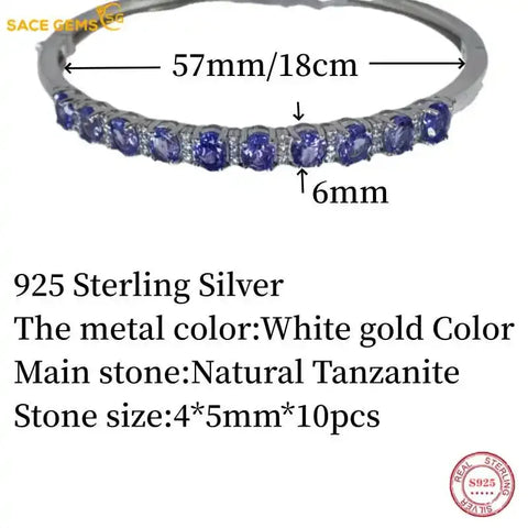 Natural Tanzanite Bracelets