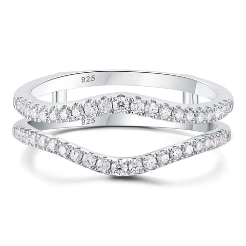 Newshe Full Moissanite 925 Sterling Silver