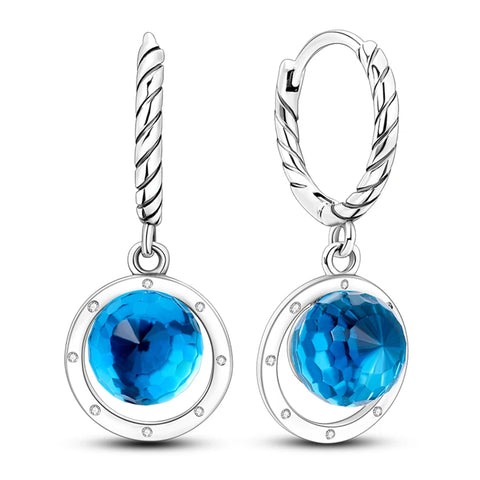 Women's 925 Sterling Silver Snowflake  Earrings