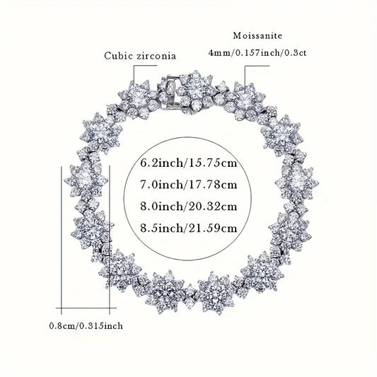 Metis D Color VVS1 Moissanite Bracelet