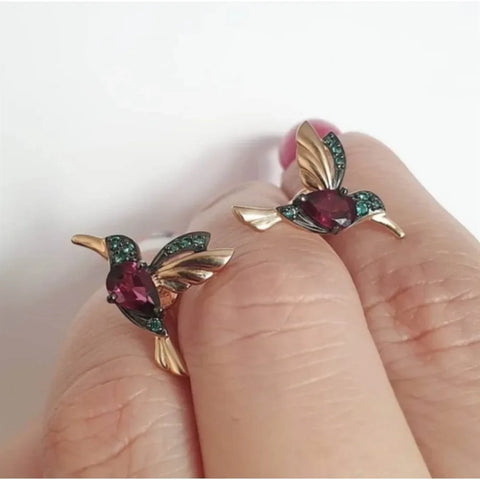 1 Pair New Fashion Little Bird