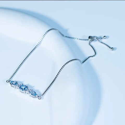 Bangle Blue Topaz Bracelet