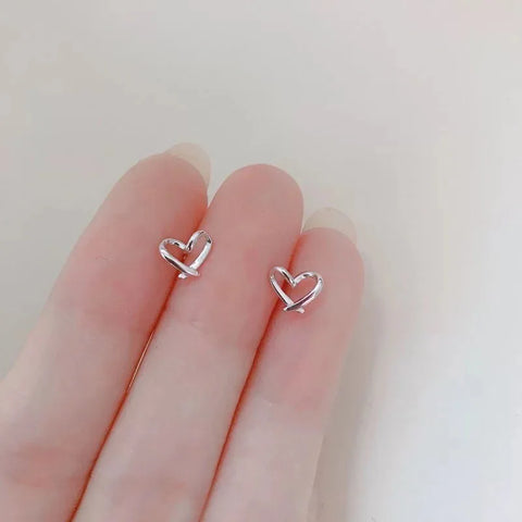 New Heart Stud Earrings