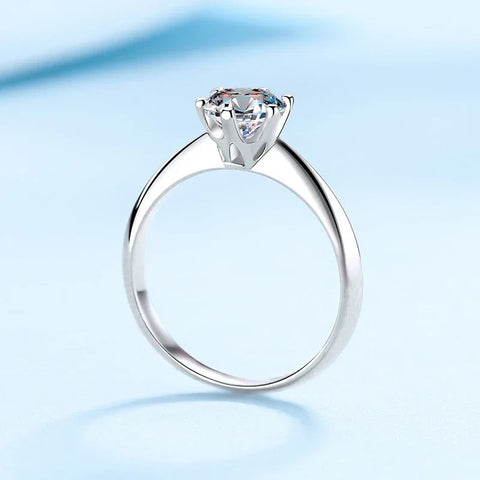 Tezzc 1-3CT VVS1 Moissanite Rings