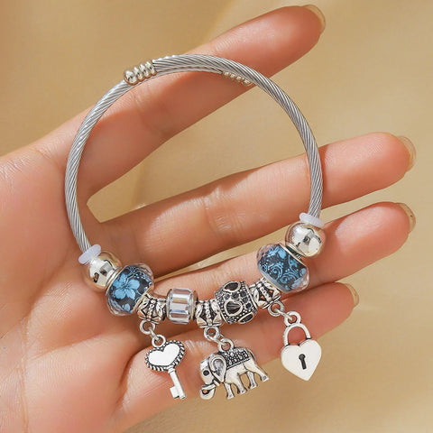 1 Women's Pan Family Style Elephant Peach Heart Life