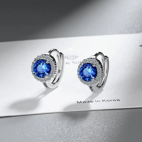 New 925 Sterling Silver Earrings AAA Zircon Earring