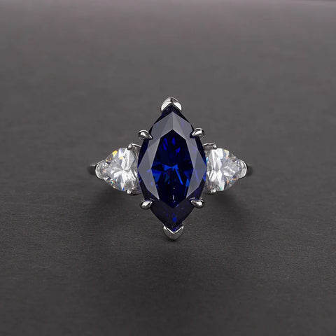 OEVAS 100% 925 Sterling Silver Sparkling 8*14mm Topaz
