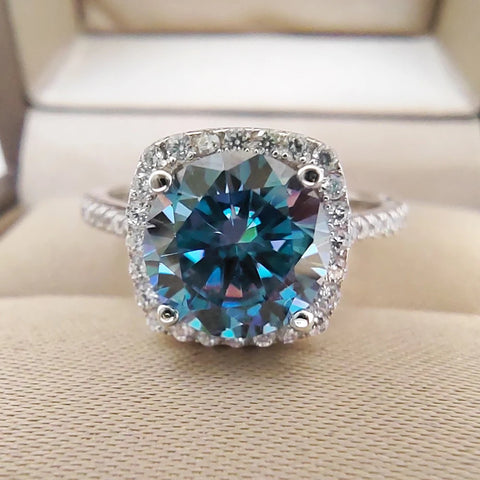 Luomansi Classic Silver Ring Woman 1 2CT