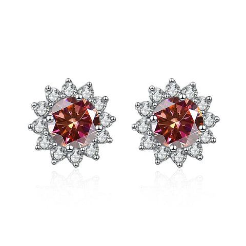 Butterflykiss 0.5 Carat D Color Moissanite Stud Earrings