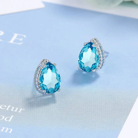 New 925 Sterling Silver Earrings AAA Zircon Earring