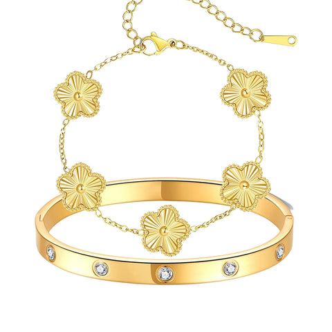 Stainless Steel Bracelet 316L Sparkle Jewelry