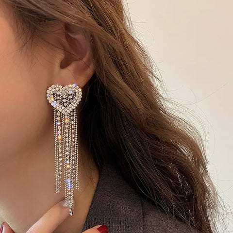 Butterfly Earrings For Women Sparkly Rhinestone