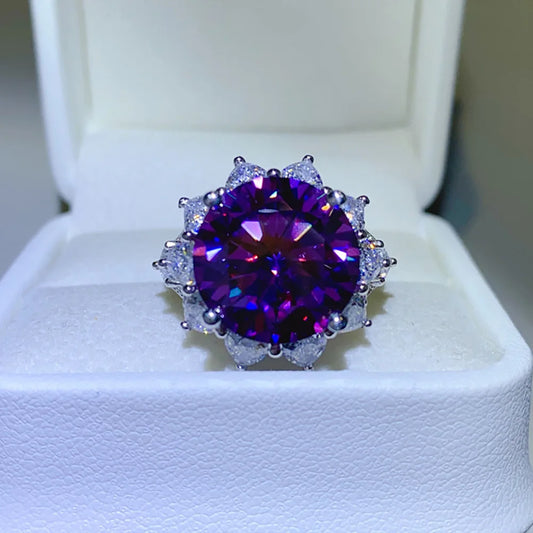 Serenity 10ct Purple Real Big Moissanite
