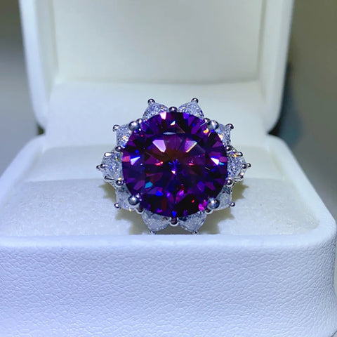 Serenity 10ct Purple Real Big Moissanite