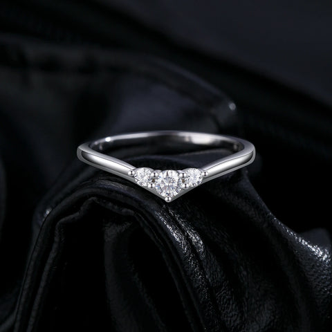 MODIAN Simple Eternity Moissanite Ring