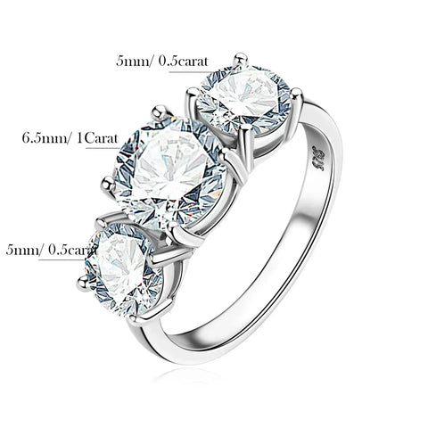 4 Carat Moissanite Ring