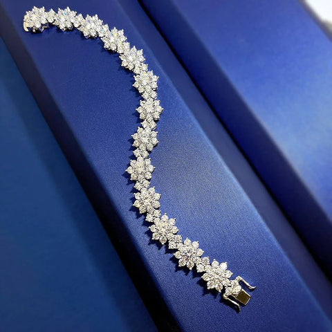 Metis D Color VVS1 Moissanite Bracelet