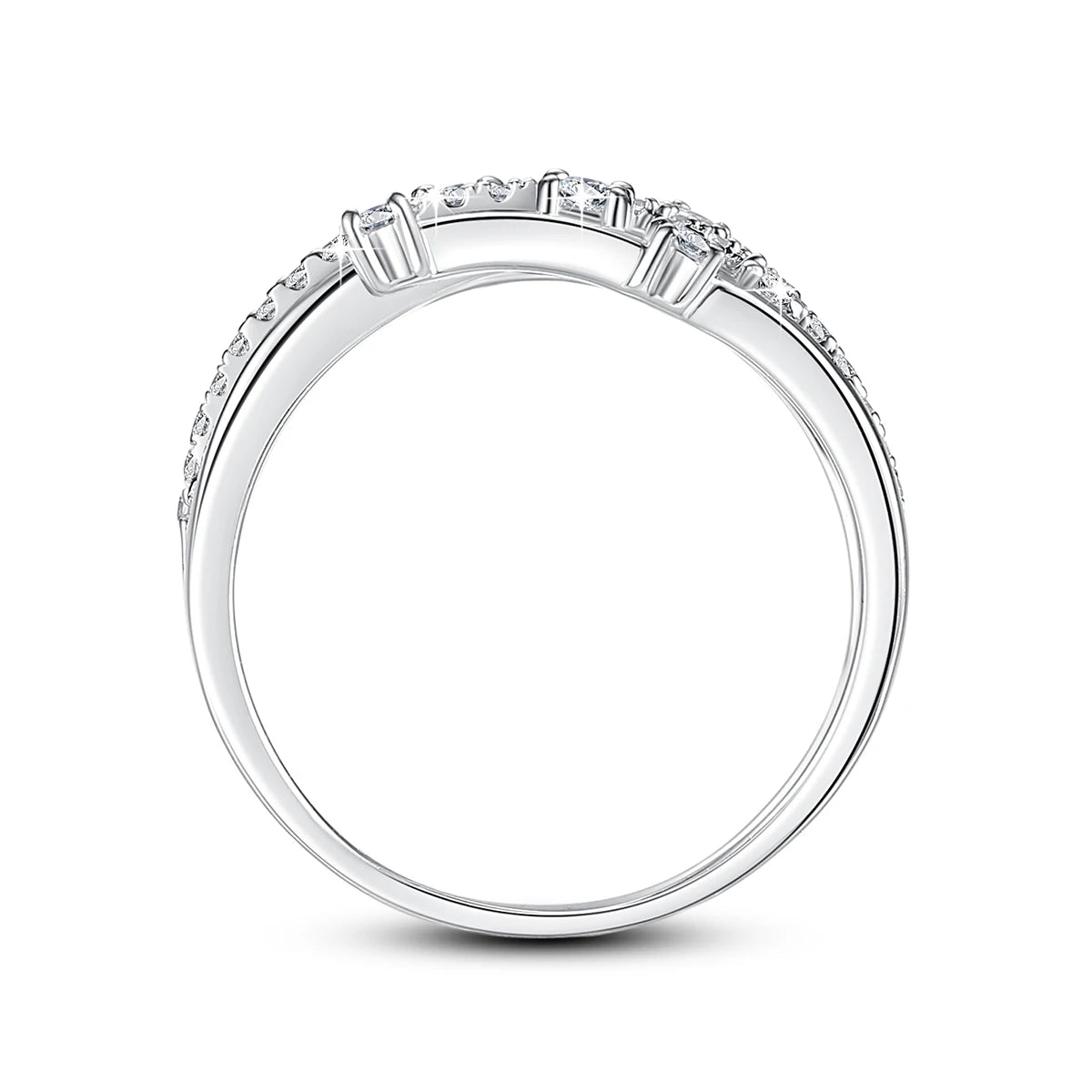 Szjinao Brand Trendy  Moissanite Ring - BOLEVARD RING