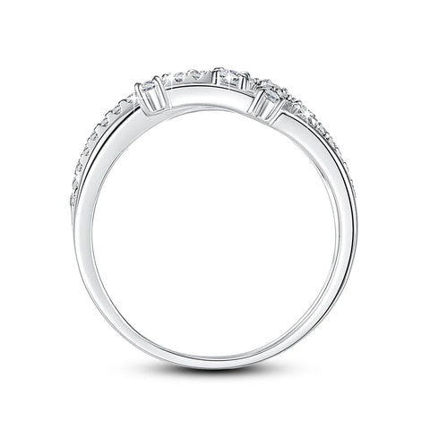 Szjinao Brand Trendy  Moissanite Ring - BOLEVARD RING