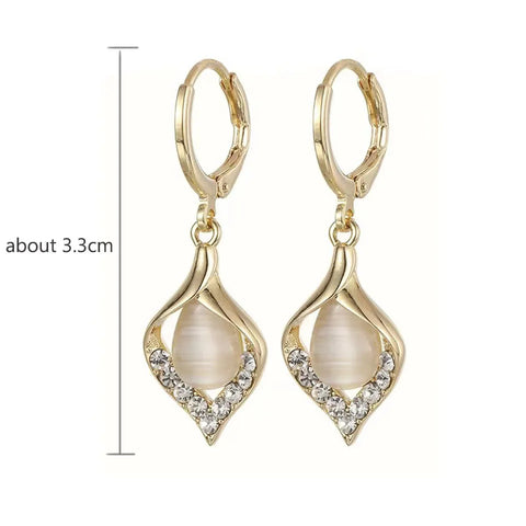 Fashion Korean Angel Eye Earrings