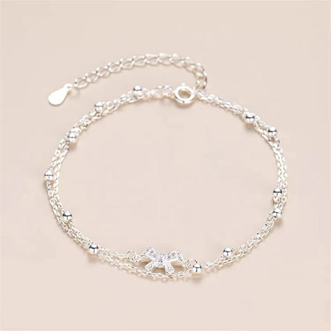 Korean Delicate Silver Color Geometric Bracelet