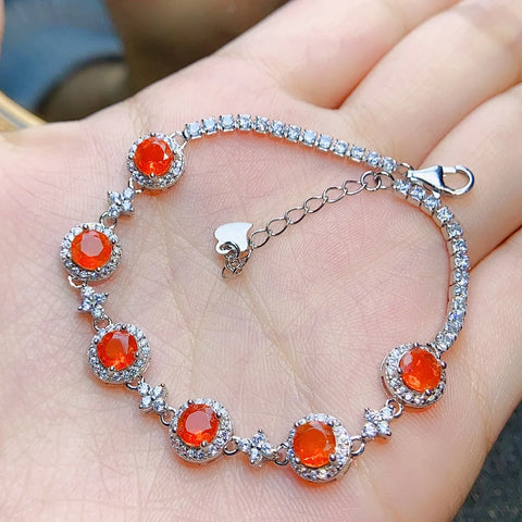 Opal Bracelet Genuine Gemstone Bracelet