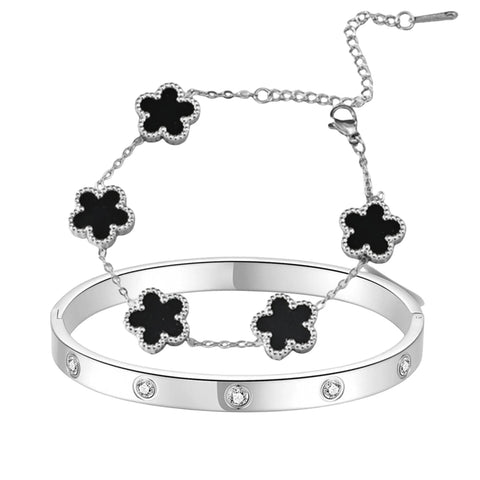 Stainless Steel Bracelet 316L Sparkle Jewelry
