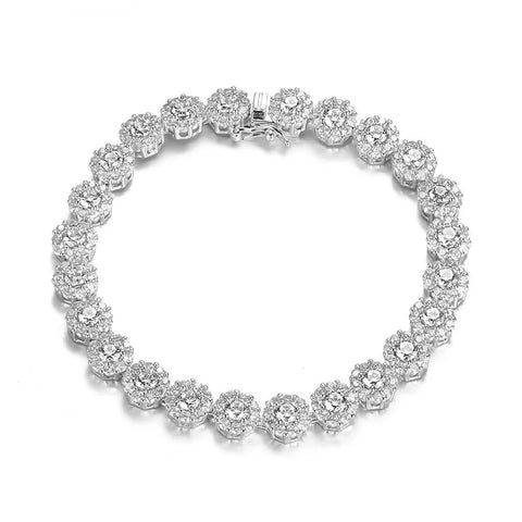 S925 Silver Zircon Tennis Bracelets