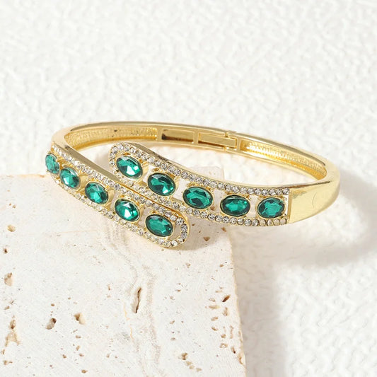 Retro Emerald Green Women's Bracelet