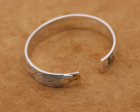 S925 sterling silver ornament vintage Thai silver bracelet