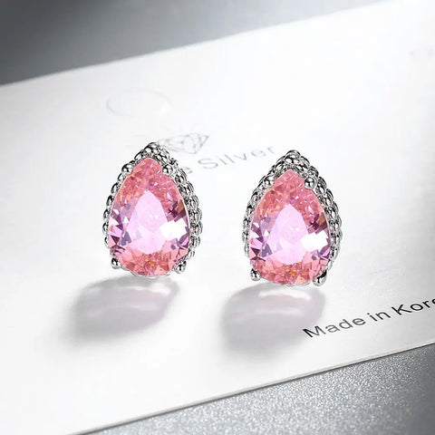 New 925 Sterling Silver Earrings AAA Zircon Earring