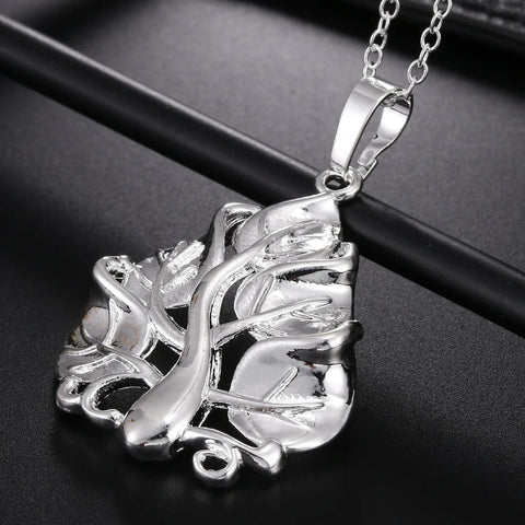 butterfly 925 Sterling Silver Charms women necklace jewelry   fashion cute Heart pendant snake