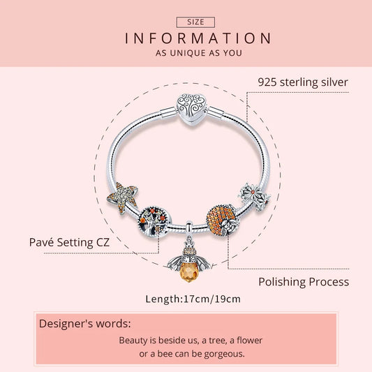 BAMOER 925 Sterling Silver Bracelets