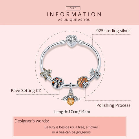 BAMOER 925 Sterling Silver Bracelets