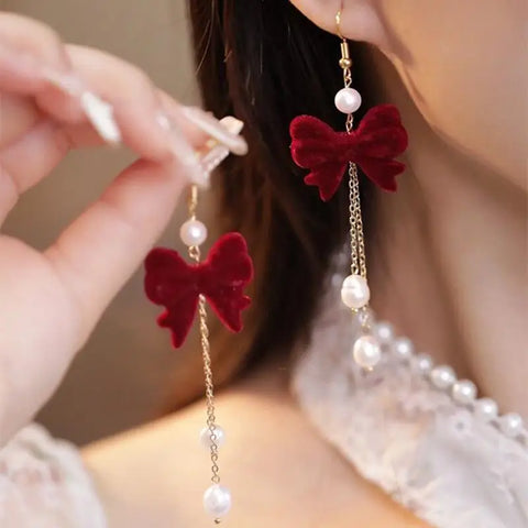 Luxury Purple Crystal Geometric Earrings