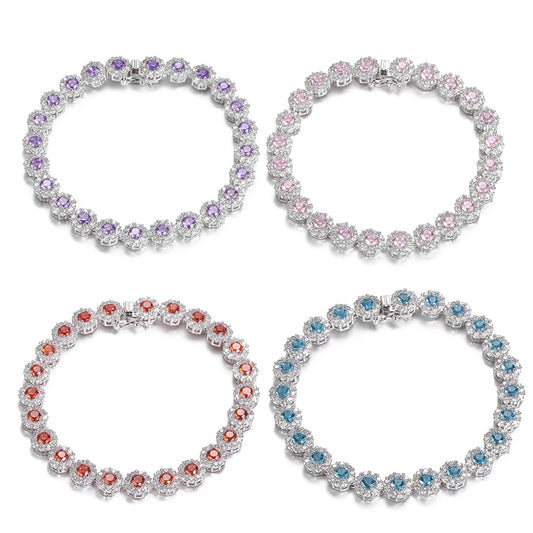 Tennis Bracelets S925 Silver Zircon