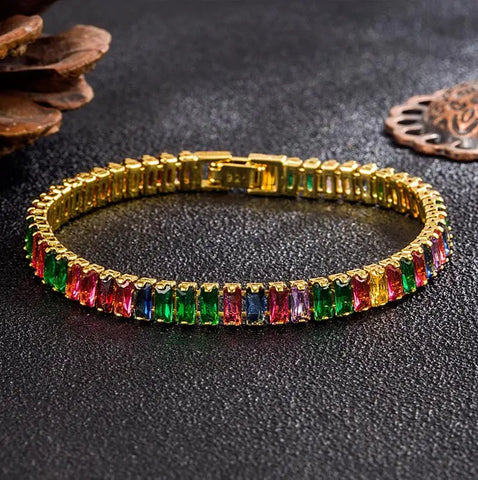 Real 3MM D VVS Moissanite Tennis Bracelet