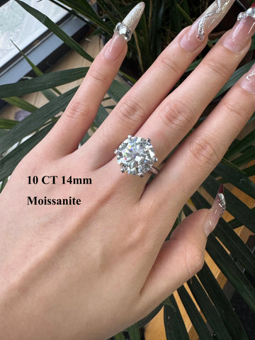 EWYA GRA Certified 0.5-10CT D Color Moissanite