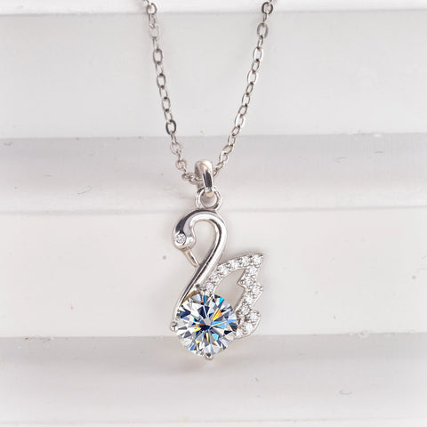 JoiasHome Fashion Silver s925 Swan D Color
