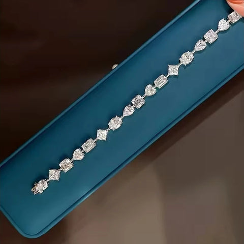 Zircon High Carbon Diamond Sparkly Bracelet