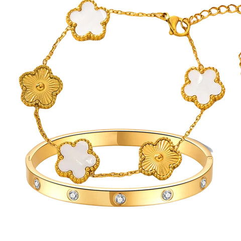 Stainless Steel Bracelet 316L Sparkle Jewelry