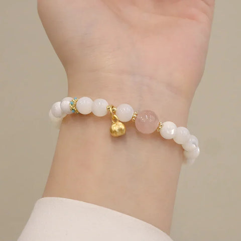 Natural White Mother-of-Pearl Bracelet
