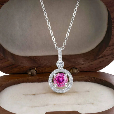 Luxury 1carat Moissanite Women's Necklace