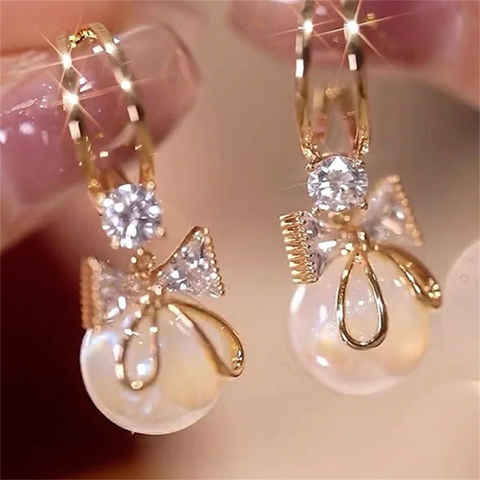 2PC Women's Trendy Bow Earrings