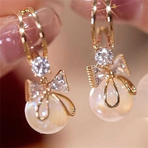 2PC Women's Trendy Bow Earrings