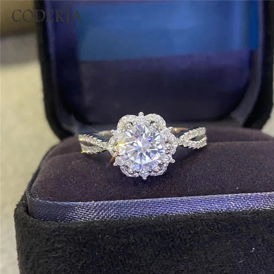Princess Aisha 6 Claw 2 CT Moissanite Ring